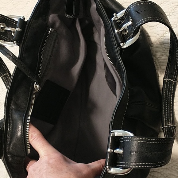 Coach Soho F13732 Pleated Leather Tote Bag - Picture 5 of 16